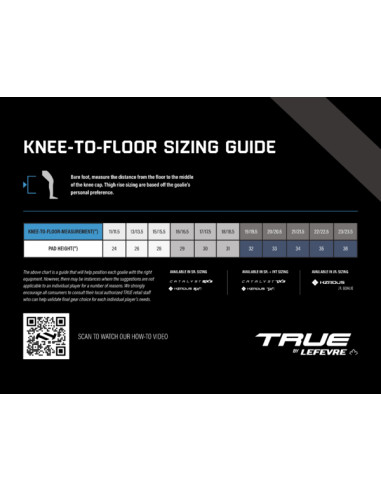 TRUE HZRDUS 9X4 MÅLVAKTSBENSKYDD SR