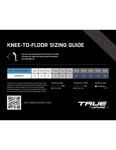 TRUE HZRDUS 9X4 MÅLVAKTSBENSKYDD SR