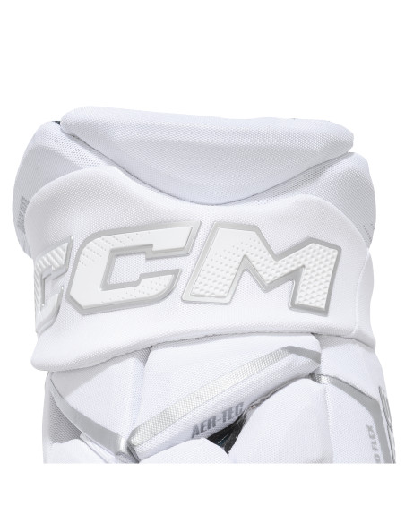 CCM JETSPEED FT8 PRO WHITE HOCKEYHANDSKE JR