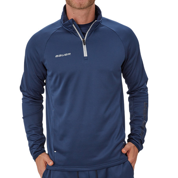BAUER VAPOR FLEECE 1/4 ZIP TOP SR