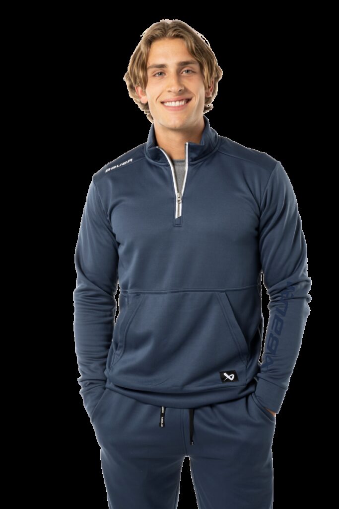 BAUER TEAM FLEECE 1/2 ZIP JR